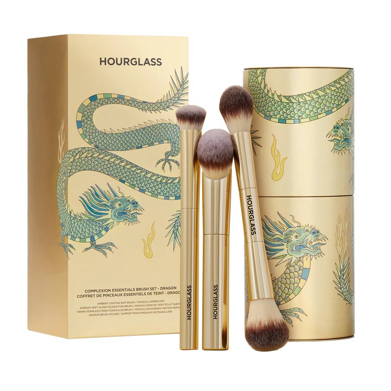Лімітований набір пензлів для макіяжу HOURGLASS Complexion Essentials Brush Set — DRAGON